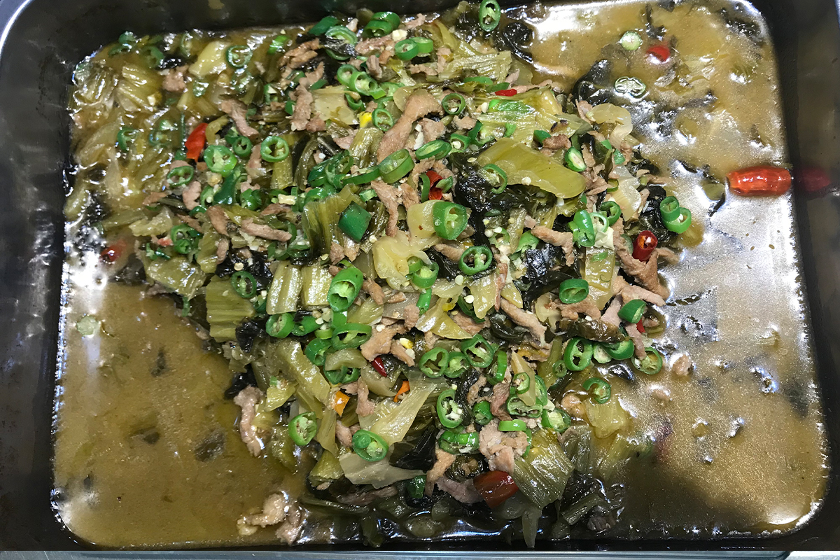 雪菜肉絲